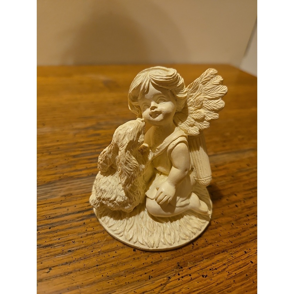 House of Lloyd Christmas Around the World Cherub Bunny Figurine 3.25" Easter